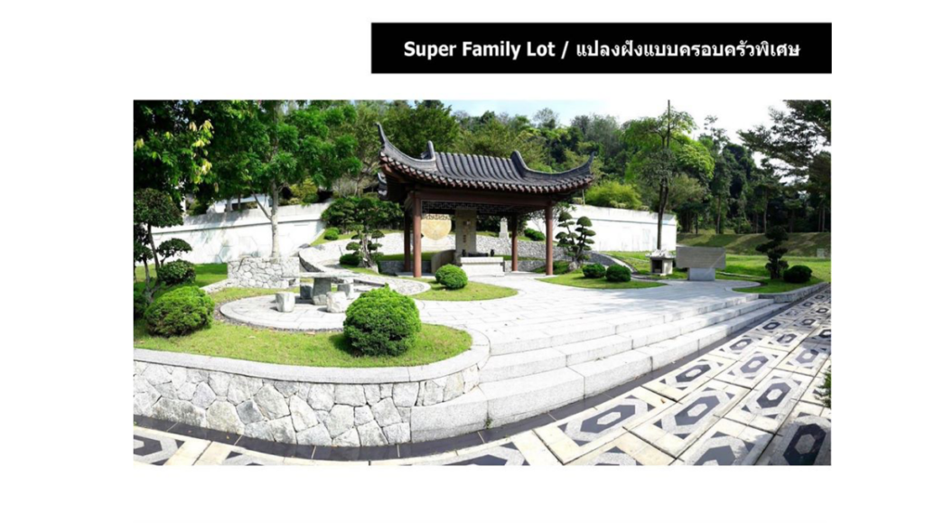 แปลงฝังครอบครัวพิเศษสำหรับ1-32ท่าน